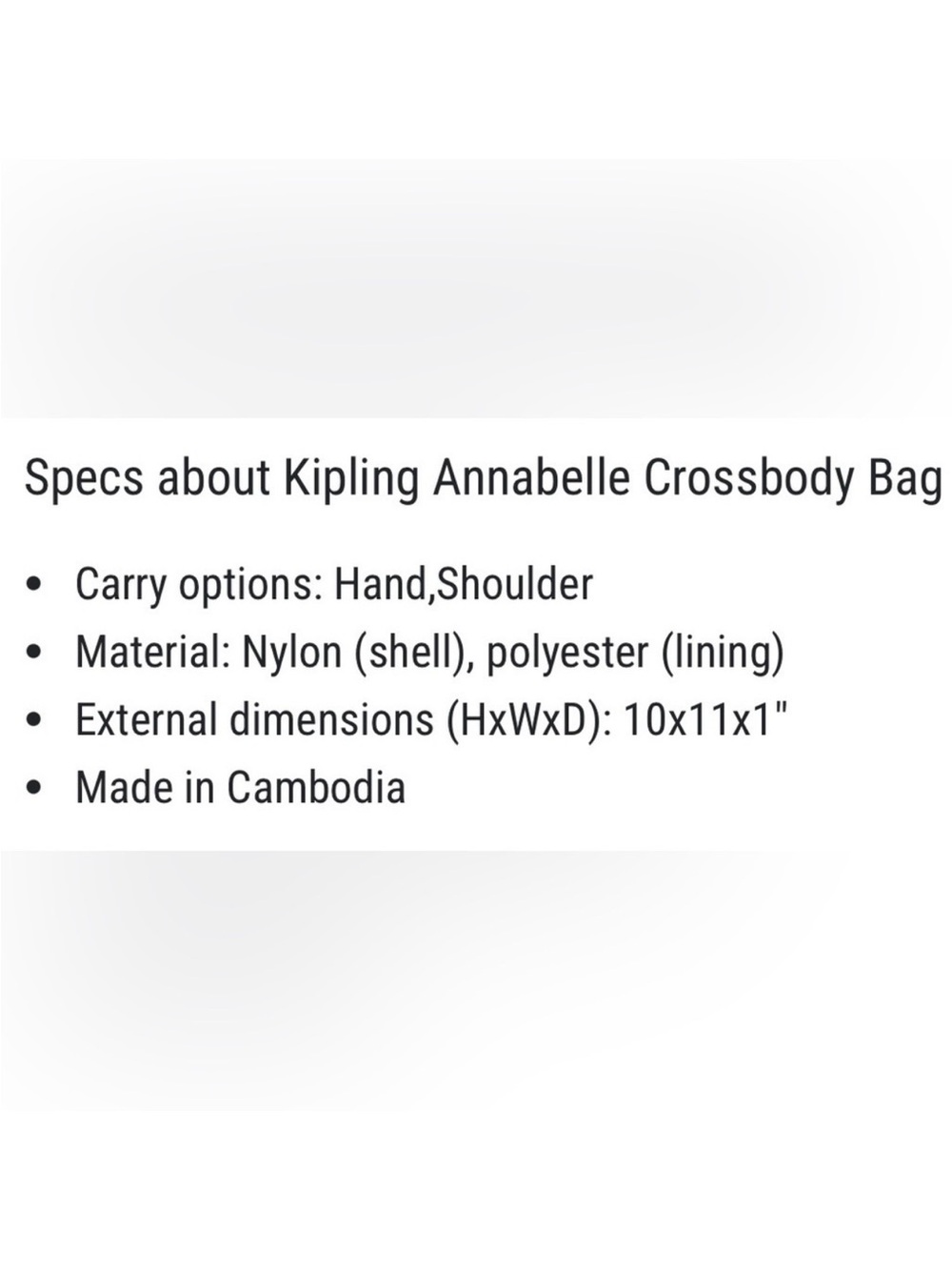 Kipling Women's Bag Annabelle Crossbody Bag in Dusty Rose Pink New with Tags - Picture 12 of 14